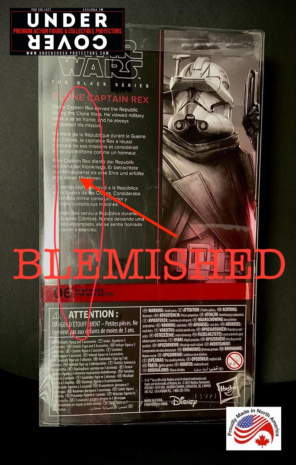 Star Wars BLACK SERIES "MURAL" Box Protector 10 Pack- BLEMISHED *READ DESCRIPTION*