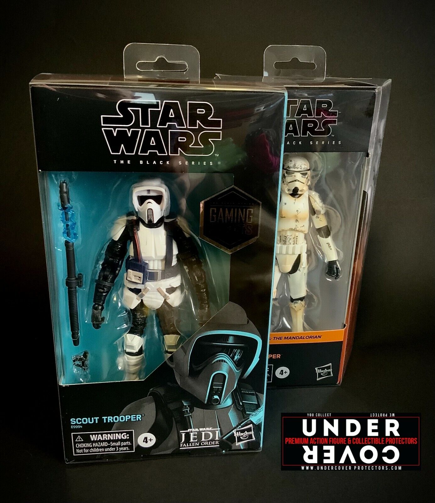 Star Wars BLACK SERIES 6" Action Figure Box Protector COMBO 20 pack (w/hanging tab)