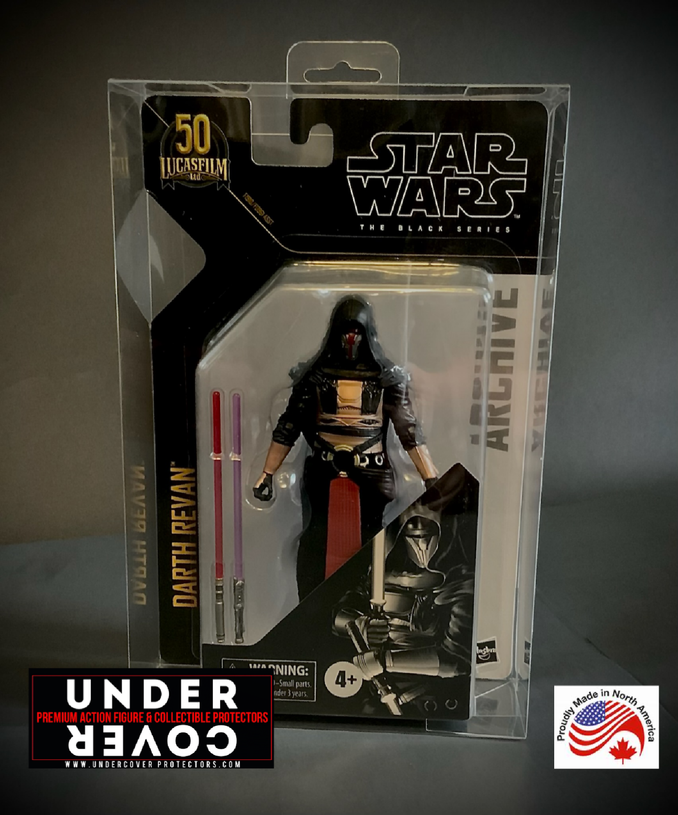 Star Wars ARCHIVE Collection Action Figure Box Protector 50 pack (w/hanging tab)