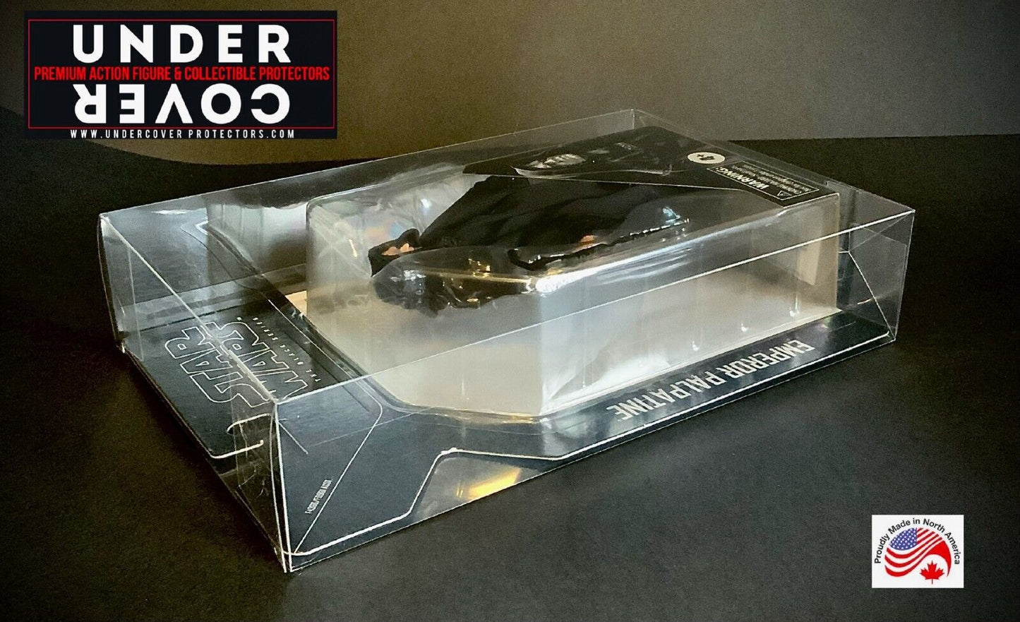 Star Wars ARCHIVE Collection Action Figure Box Protector 50 pack (no hanging tab)