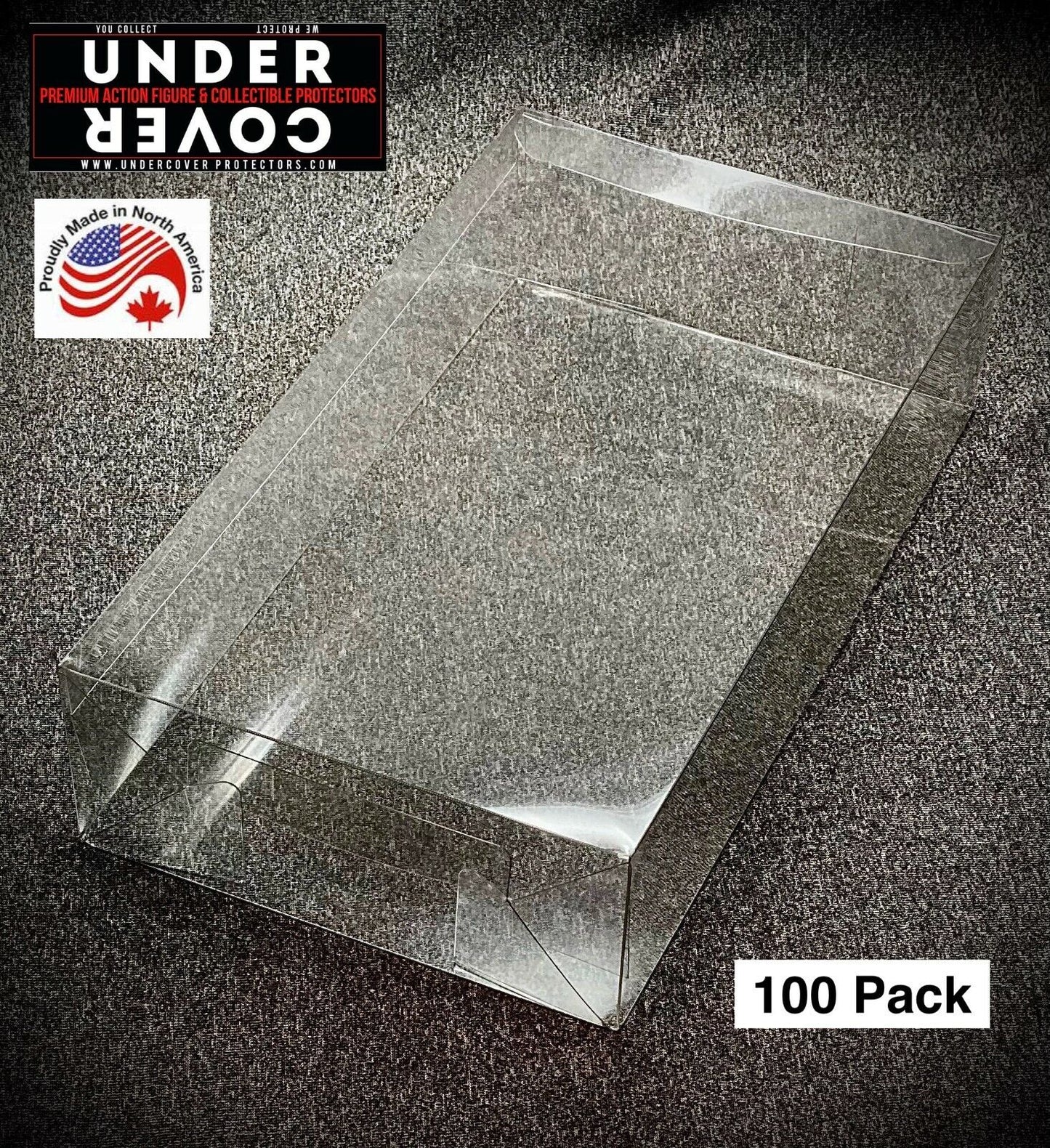Star Wars BLACK SERIES 6" Action Figure Box Protector 100 pack (no hanging tab)