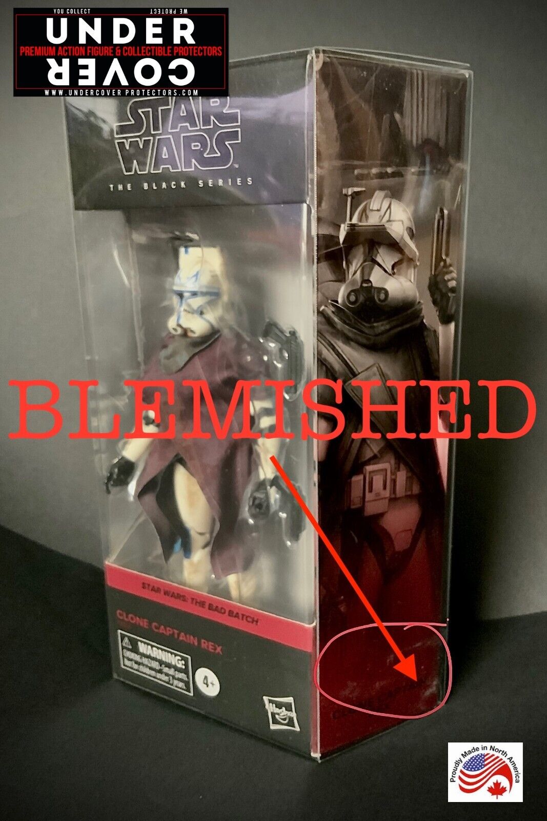 Star Wars BLACK SERIES "MURAL" Box Protector 10 Pack- BLEMISHED *READ DESCRIPTION*