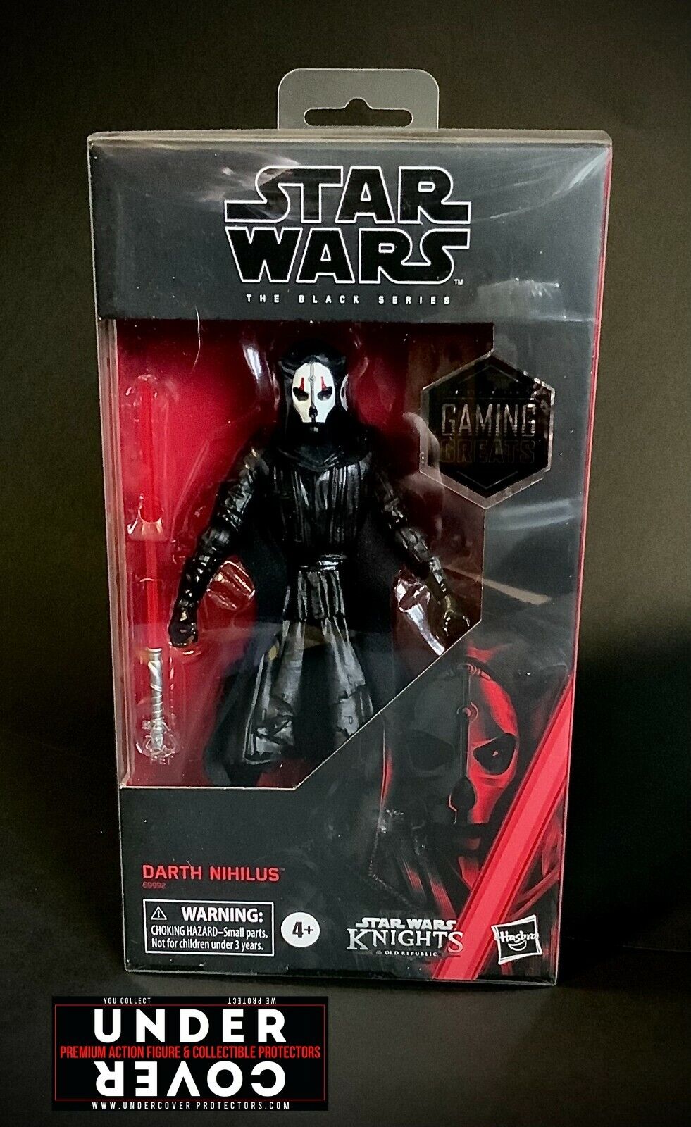 Star Wars BLACK SERIES 6" Action Figure Box Protector 10 pack (w/hanging tab)