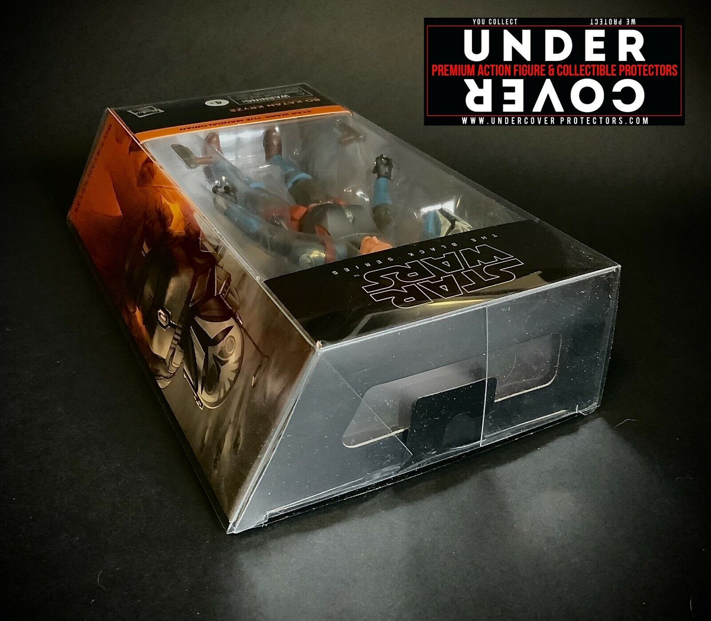 Star Wars BLACK SERIES 6" Action Figure "MURAL" Box Protector 10 Pack (no hanging tab)