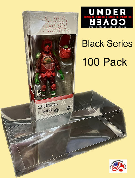 Star Wars BLACK SERIES 6" Action Figure "MURAL" Box Protector 100 pack (no hanging tab)