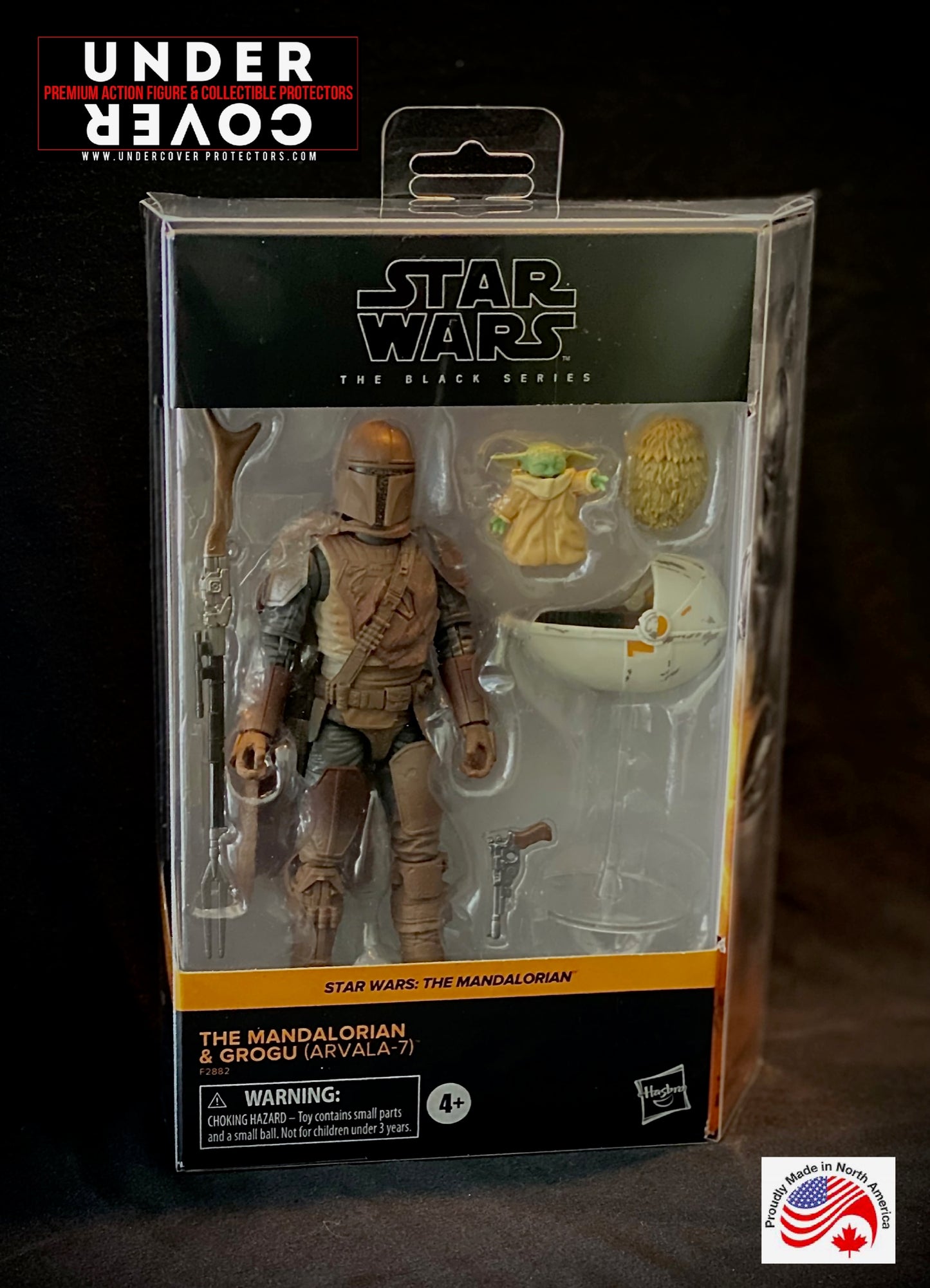 Star Wars DELUXE BLACK SERIES 6" Action Figure "MURAL" Box Protector 5 pack (w/hanging tab)