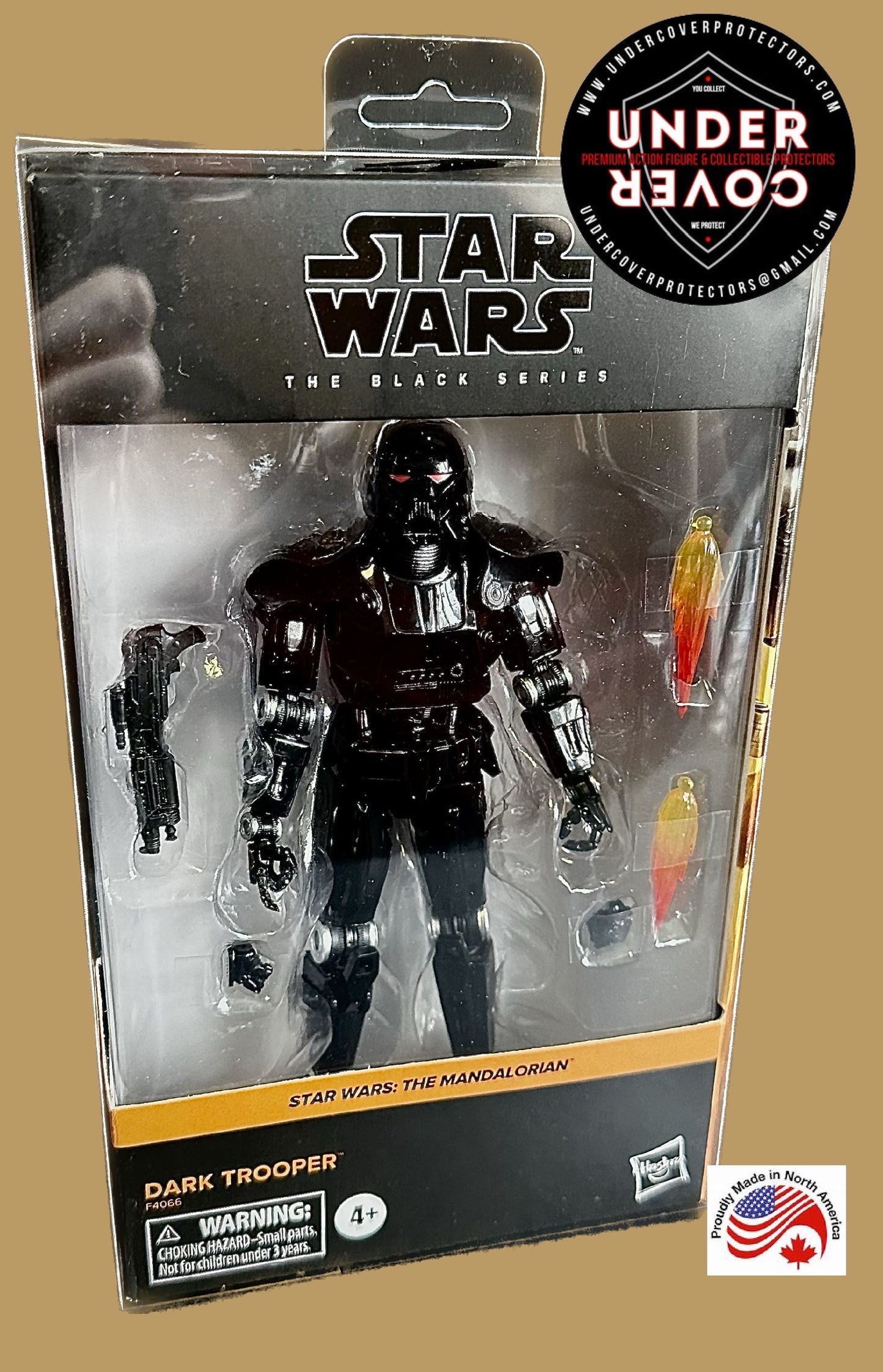 Star Wars DELUXE BLACK SERIES 6" Action Figure "MURAL" Box Protector 5 pack (w/hanging tab)