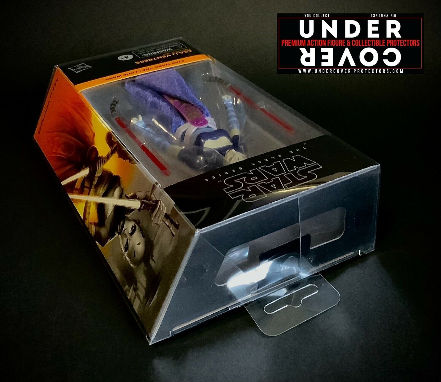 Star Wars BLACK SERIES 6" Action Figure "MURAL" Box Protector 10 pack (w/hanging tab)