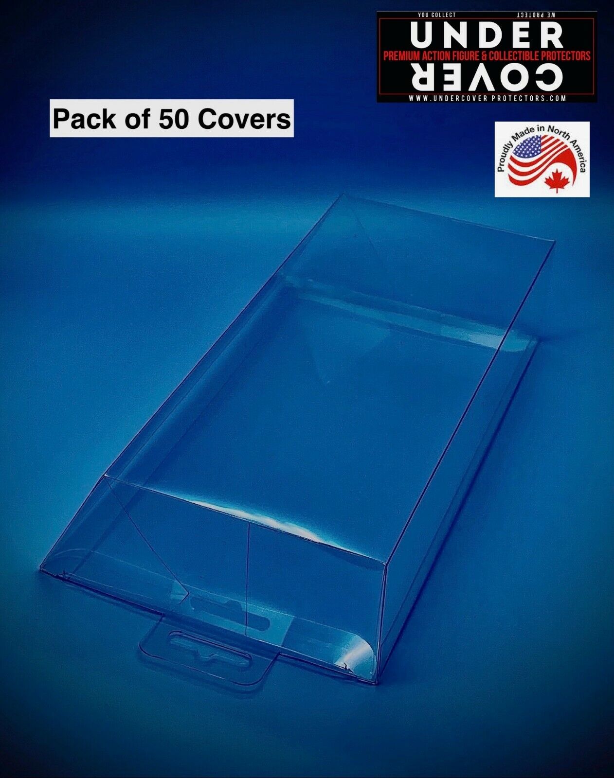 Star Wars BLACK SERIES 6" Action Figure "MURAL" Box Protector 50 pack (w/hanging tab)