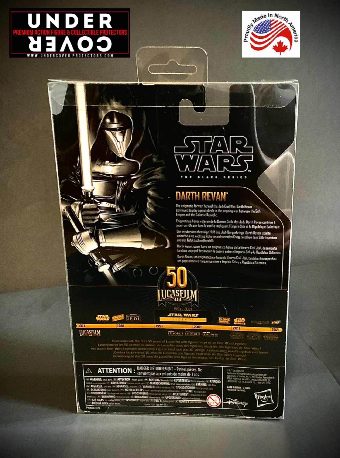 Star Wars ARCHIVE Collection Action Figure Box Protector 5 pack (w/hanging tab)