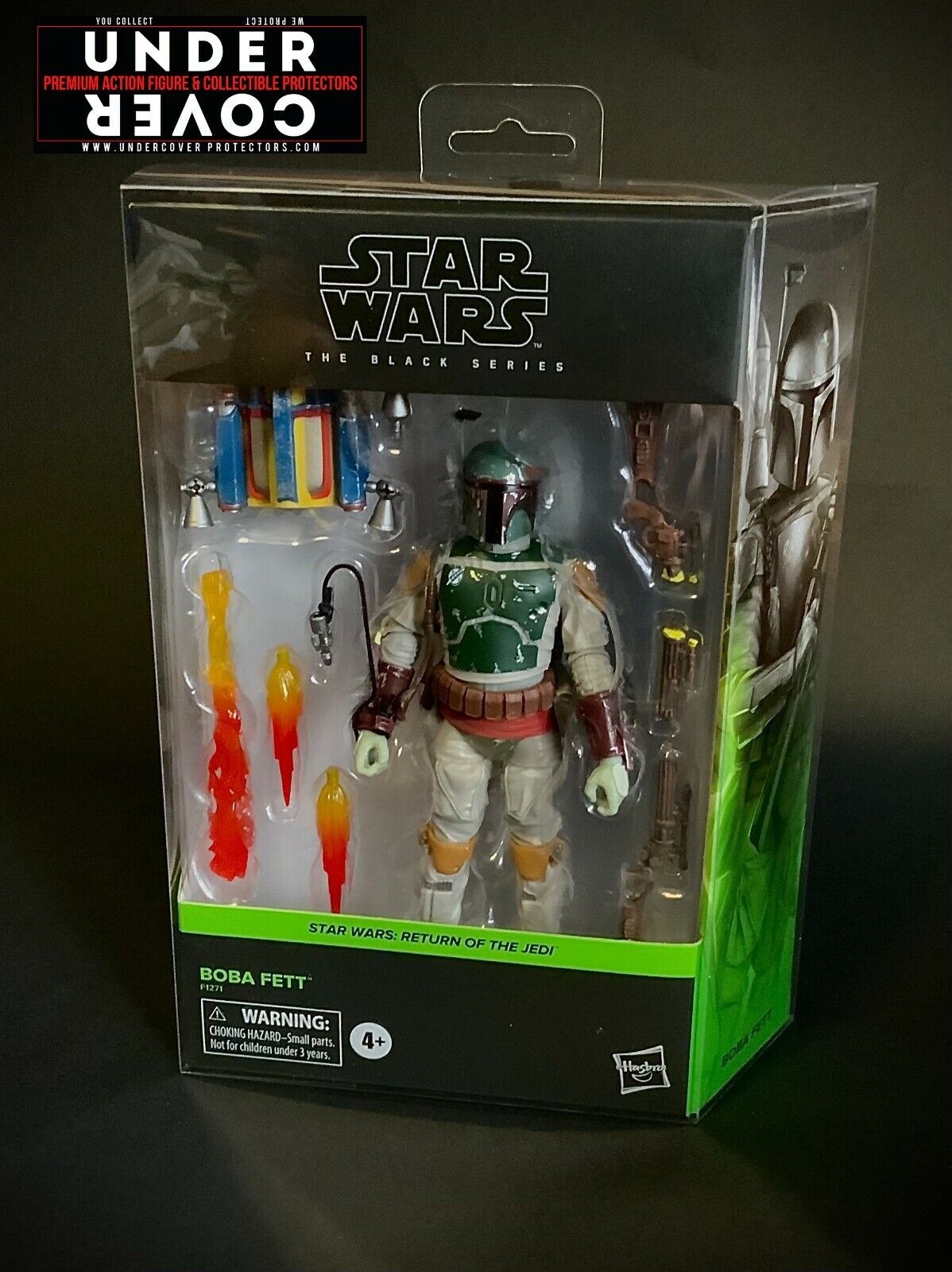 Star Wars DELUXE BLACK SERIES 6" Action Figure "MURAL" Box Protector 5 pack (w/hanging tab)