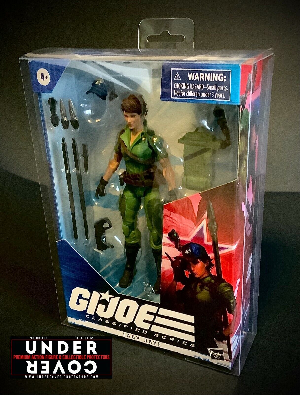 UNIVERSAL Action Figure Box Protector 5 pack (w/ hanging tab)