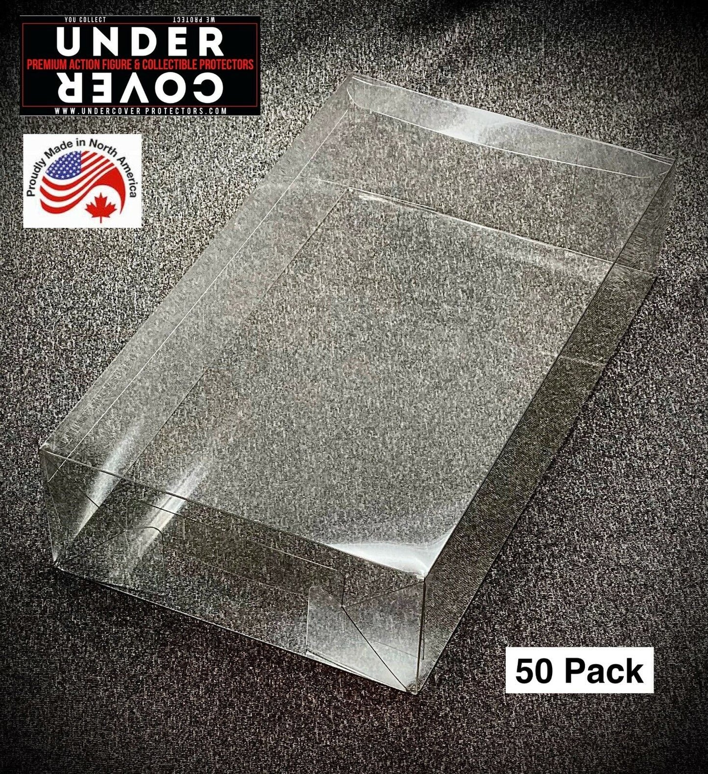 Star Wars BLACK SERIES 6" Action Figure Box Protector 50 pack (no hanging tab)