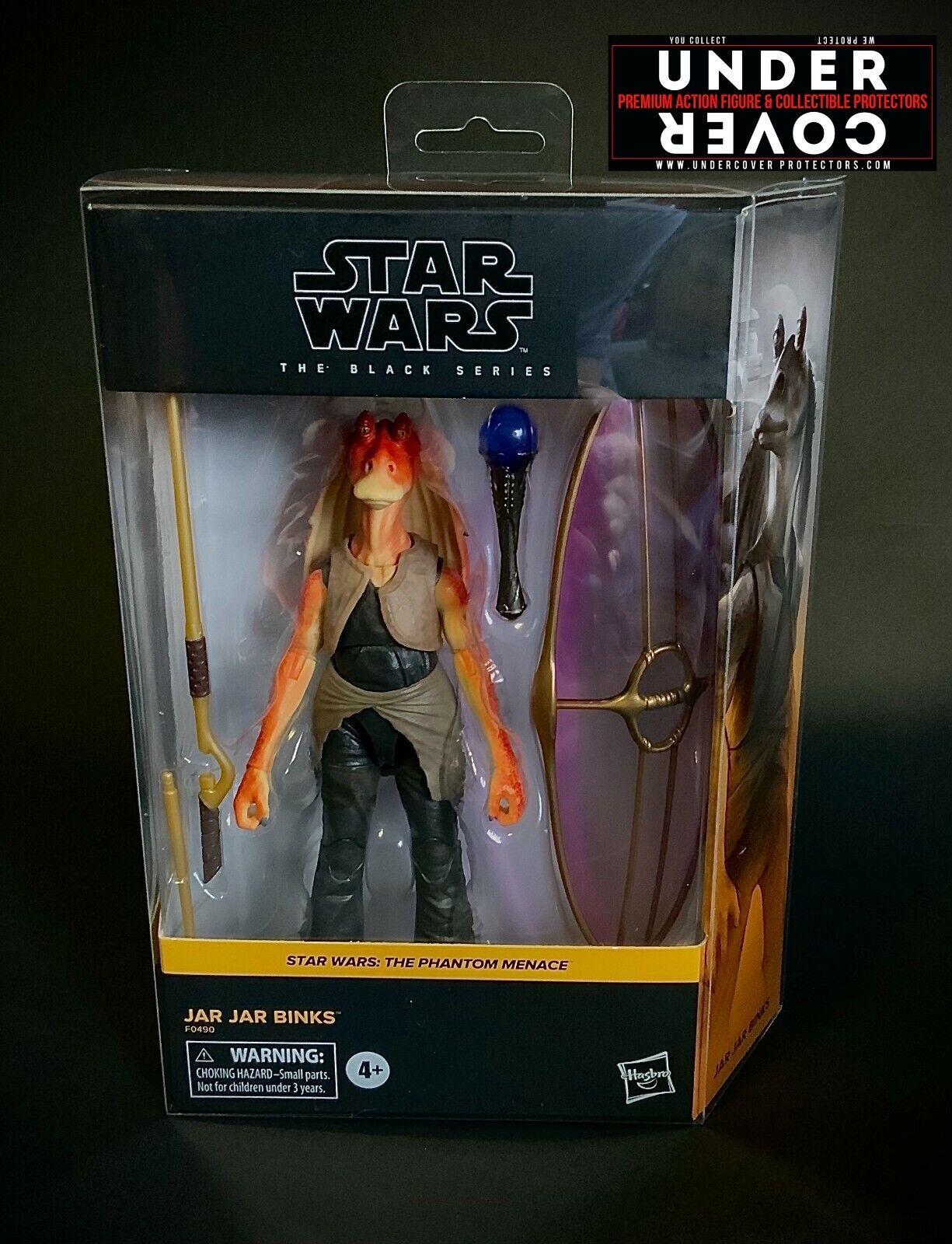 Star Wars DELUXE BLACK SERIES 6" Action Figure "MURAL" Box Protector 5 pack (w/hanging tab)