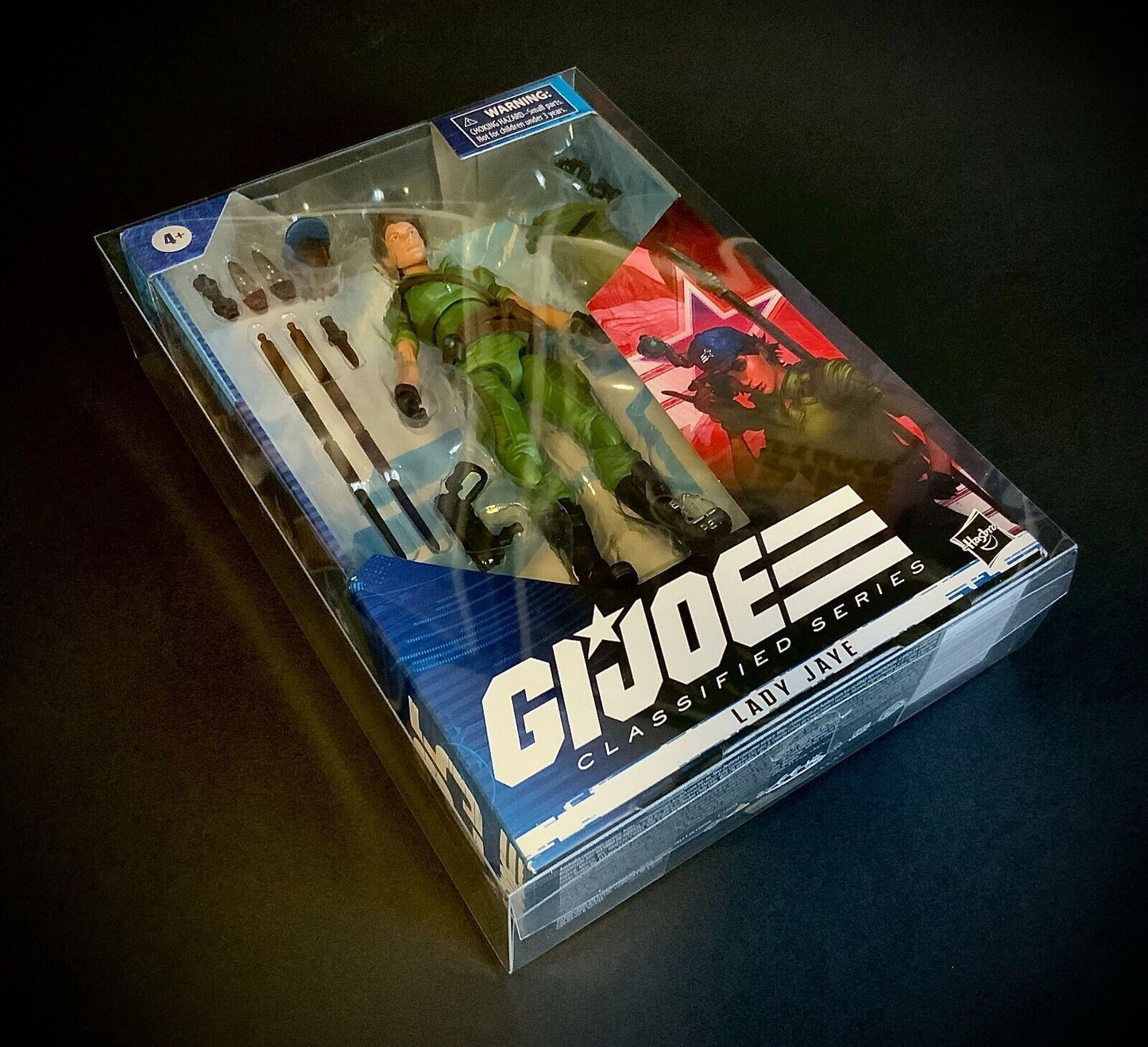 UNIVERSAL Action Figure Box Protector 5 pack (w/ hanging tab)