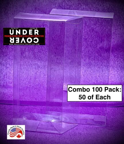 Star Wars BLACK SERIES 6" Action Figure Box Protector COMBO 100 pack (no hanging tab)